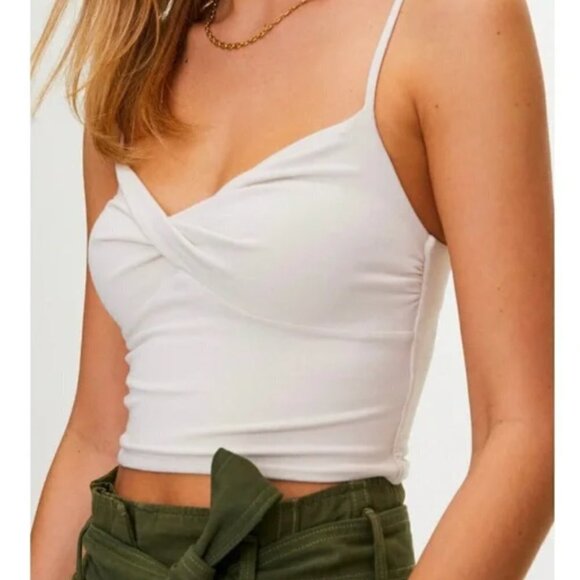 aritzia | wilfred oracle tank top in black - Picture 1 of 6